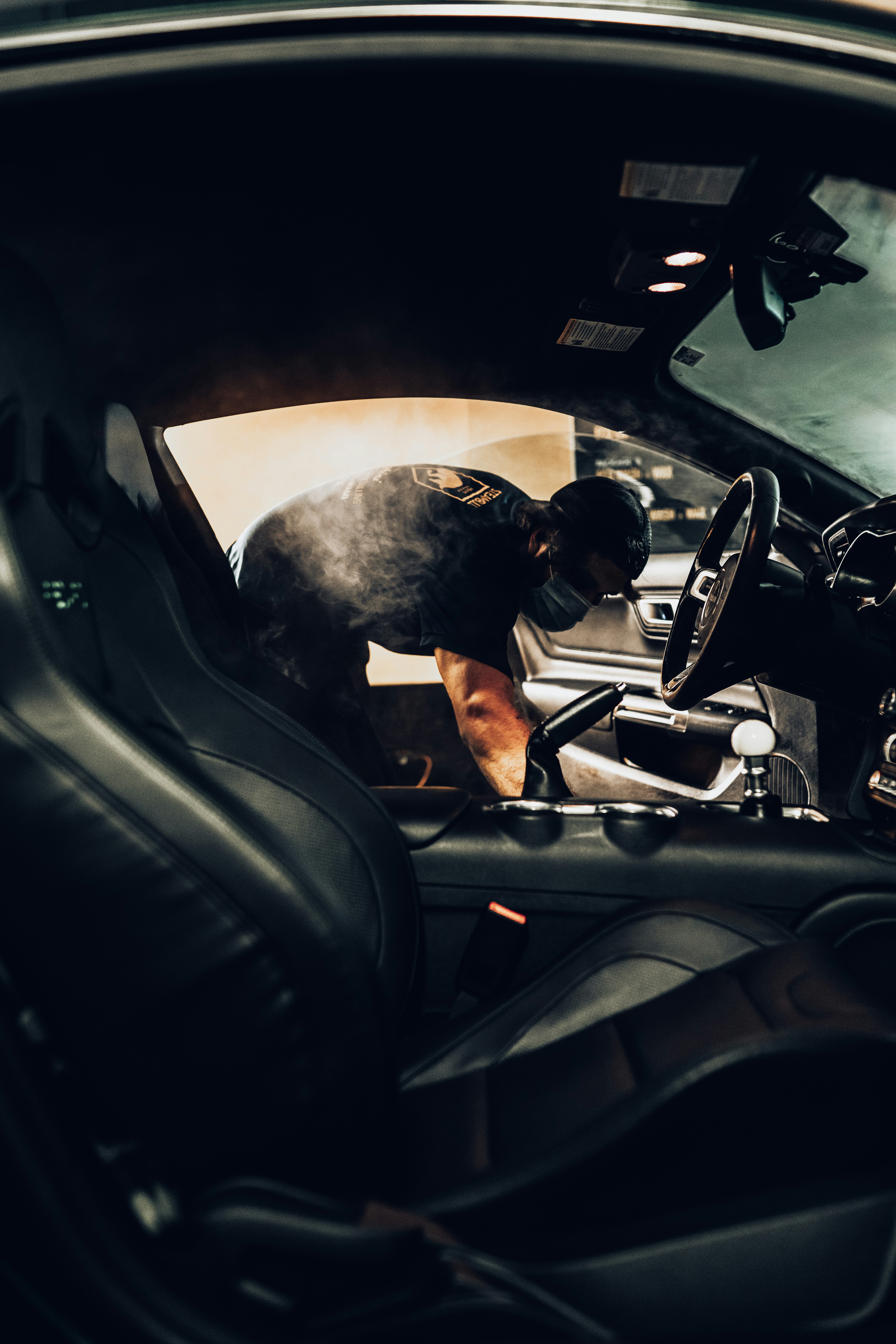 Car wash detailing station